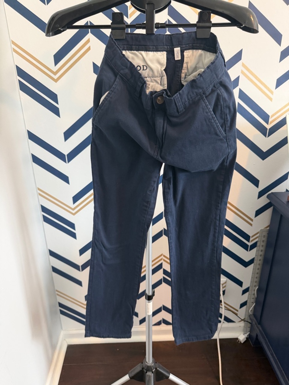 Izod Navy Blue Kids Chino Pants